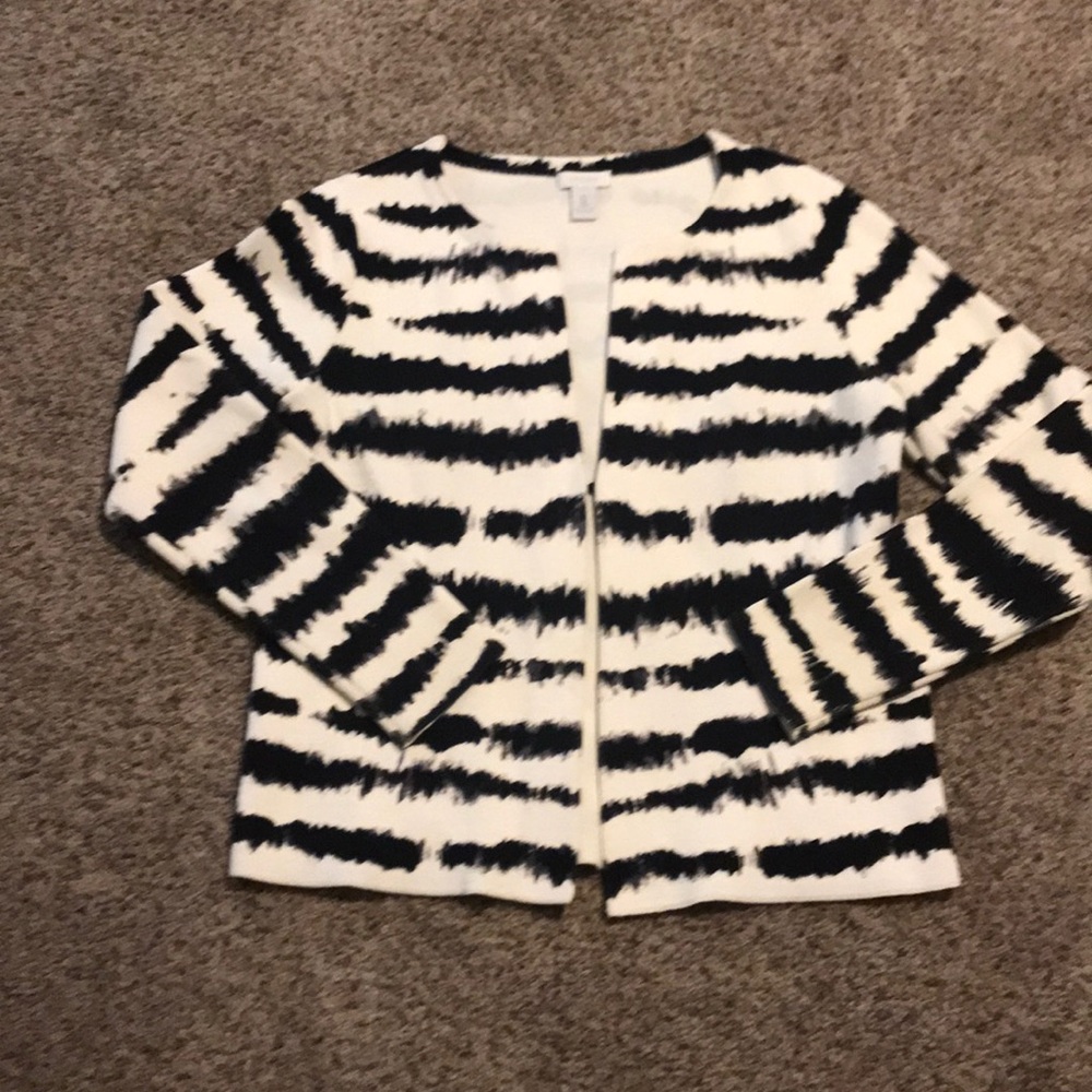Chico’s Zebra Cardigan size 0